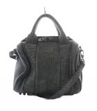 アレキサンダーワン ALEXANDER WANG ロッキー ハンドバッグ ショルダーバッグ 2way レザー グレー /YO28 ■GY11