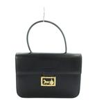 セリーヌ CELINE ショルダーバッグ ハンド 2way レザー ホースキャリッジ フラップ 黒 ブラック ■GY18 /MQ