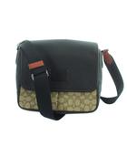 コーチ COACH CE534 スプリント マップ バッグ 25 シグネチャー ジャカード ショルダーバッグ 斜めがけ キャンバス レザー 黒 ブラック 茶 ブラウン ■GY18 /MQ