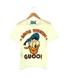 グッチ GUCCI ×Disney Tシャツ カットソー 半袖 アップリケ XS 白 マルチカラー 615044 XJDBJ /CX ■GY11