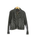  レッドバフ レザーズ Red Buff Leathers シングルライダースジャケット バイクウェア LB 黒 ブラック ジップアップ 長袖 /CK3 ■GY18