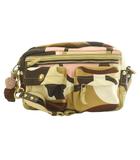 コーチ COACH ショルダーバッグ ナイロンキャンバス レザー ロゴ 総柄 マルチカラー ベージュ ピンク 8F39 /SS ■OS ■GY11