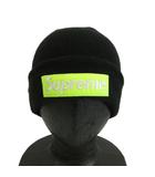 シュプリーム SUPREME × ニューエラ NEW ERA ボックスロゴ ビーニー Box Logo Beanie 帽子 ニット帽 刺繍 黒 ブラック ネオンイエロー /XZ ■GY11