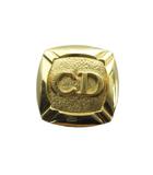 クリスチャンディオール Christian Dior イヤリング アクセサリー 片耳のみ スクエア CDロゴ クリップ式 ゴールド色 ■GY11 /MQ ■OH