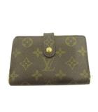 ルイヴィトン LOUIS VUITTON ポルト モネ ビエ ヴィエノワ がま口 二つ折り財布 ウォレット 小銭入れあり モノグラム PVC レザー 茶 ブラウン M61663 /FF ■GY11