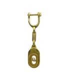 ディオール Dior キーリング チャーム キーホルダー ロゴ ゴールド色 ■GY18 /MQ ■OH