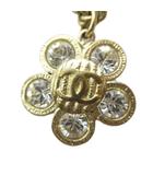 シャネル CHANEL 07A ネックレス アクセサリー ペンダント ロゴ ココマーク ビジュー フラワー ゴールド色 ■GY18 /MQ ■OH