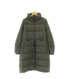 アルマーニ コレツィオーニ ARMANI COLLEZIONI ダウンコート ジップアップ アウター ロング 42 グレー /HS ■GY18