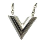 M63197 ネックレス エセンシャル V モノグラム LV  アクセサリー ペンダント ロゴ シルバー色 ■GY18 /MQ ■OH