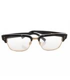 ディータ DITA 眼鏡 アイウェア メガネ ロゴ 第一弾モデル ダイヤモンドカット ブラック×ゴールドカラー DRX-2011J-55 /FF