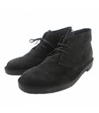 クラークス clarks Bushacre 3 ショートブーツ レースアップ レザー 47 黒 ブラック /FF ■GY18