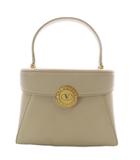 ヴァレンティノ ガラヴァーニ VALENTINO GARAVANI バニティバッグ ハンドバッグ ワンハンドル マグネットボタン ロゴ金具 レザー アイボリー /YO35 ■GY18