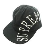 シュプリーム SUPREME サイド アーク 6パネル Side Arc 6-Panel キャップ 帽子 ロゴ刺繍 黒 ブラック /SS ■OS ■GY18