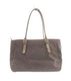 ニナリッチ NINA RICCI トートバッグ ジラフ柄 PVCレザー ハンドバッグ 茶色 ブラウン /SR ■GY18