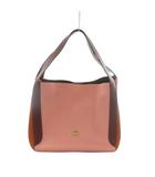 コーチ COACH ハドリー ホーボー トートバッグ レザー ピンク 茶 ブラウン 76088 /MI ■GY18