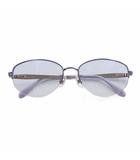  ローデンストック RODENSTOCK 眼鏡 ロゴ ハーフリム 度あり 水色 ライトブルー /SR ■GY18