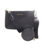 マイケルコース MICHAEL KORS ショルダーバッグ 黒 ブラック グレー /SR ■GY18