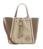 トリーバーチ TORY BURCH マックグロー ドラゴンフライ ハンドバッグ ショルダーバッグ 2way 巾着 レザー ベージュ グレージュ /YO2 ■GY18