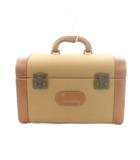 ランセル LANCEL バニティバッグ マルチボックス キャンバス レザー ベージュ 茶 ブラウン /MI ■GY11