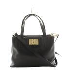 フルラ FURLA 1927 M トートバッグ ショルダーバッグ 2WAY レザー 黒 ブラック /KU ■GY18