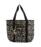 ジョイリッチ×レスポートサック JOYRICH×LeSportsac トートバッグ ショルダーバッグ ロゴ 総柄 PVC 黒 ブラック 白 ホワイト /AN ■GY18
