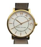 マークジェイコブス MARC JACOBS MJ1533 腕時計 ウォッチ クォーツ レザーベルト 白文字盤 ゴールド色 ■GY18 /MQ