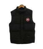 カナダグース CANADA GOOSE フリースタイル クルーベスト FREESTYLE CREW VEST ダウン 上着 SP 180/92Y 黒 ブラック 無地 スタンドカラー 4154M /PP ■GY18