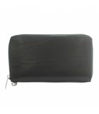 ヨウジヤマモト YOHJI YAMAMOTO 長財布 二つ折り ラウンドファスナー 小銭入れ レザー 黒 ブラック /MI ■GY18