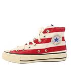 ALL STAR US STARS&BARS HI スニーカー ハイカット US4.5 赤 レッド 紺 ネイビー 1SD294 /TK