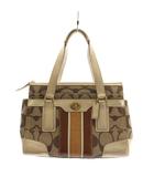 コーチ COACH シグネチャー ハンドバッグ ショルダーバッグ キャンバス レザー ベージュ F11620 /AN ■GY11