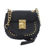 マイケルマイケルコース Michael michael kors ショルダーバッグ ポシェット レザー 紺 ネイビー /TK ■GY11
