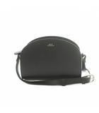 アーペーセー A.P.C. ハーフムーン ショルダーバッグ レザー 黒 ブラック /MI ■GY18