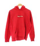 シュプリーム SUPREME × スワロフスキー Swarovski スウェット パーカー フーディー ボックスロゴ プルオーバー M 赤 レッド /MW ■GY18