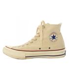 コンバース CONVERSE CHUCK TAYLOR CANVAS HI スニーカー ハイカット US8 白 アイボリー 1CK713 /TK
