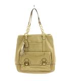 コーチ COACH ポピー POPPY トートバッグ ショルダーバッグ プッシュロック レザー ベージュ 17924 /AN ■GY18