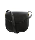 ジルサンダー JIL SANDER Coin コイン ミディアム ショルダーバッグ 斜めがけ ロゴ レザー 黒 ブラック ■GY18 /MQ