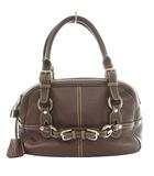 ドルチェ&ガッバーナ ドルガバ DOLCE&GABBANA ミス バックル Miss Buckle ハンドバッグ アニマル柄 レザー 内側総柄 パドロック 南京錠 レザー 茶 ブラウン /SS ■OS ■GY17