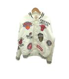 ナイキ NIKE シュプリーム Supreme NBA Teams Warm-Up Jacket スタジャン S 白 ホワイト 上着 刺繍 スタジアムジャンパー ブルゾン AO3631-100 /YU ■GY18