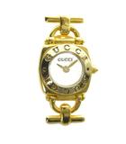 グッチ GUCCI ピンバッチ アクセサリー 時計6400L ホースビット ゴールド色 ■GY11 /MQ ■OH