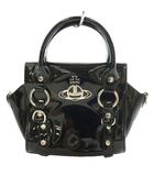 ヴィヴィアンウエストウッド Vivienne Westwood ベティ ミニ ハンドバッグ BETTY MINI HANDBAG パテントレザー メタルオーブ 黒 ブラック /SS ■OS ■GY18