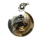 インヤン YIN YANG CHARM ネックレス アクセサリー ペンダント ロゴ 陰陽 太極図モチーフ 22K Silver925 シルバー イエローゴールド ■GY18 /MQ