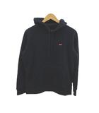 シュプリーム SUPREME スモールボックスロゴパーカー S 紺 ネイビー フリース プルオーバー トップス フード付き /YU ■GY18