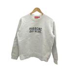 シュプリーム SUPREME 18AW World Famous Crewneck ワールドフェイマス クルーネック スウェット トレーナー 裏起毛 S ライトグレー ロゴ 刺繍 長袖 トップス /YU ■GY18