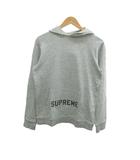 シュプリーム SUPREME プルオーバーパーカー スウェット S グレー 長袖 ロゴプリント トップス フード付き /YU ■GY18