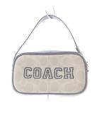 コーチ COACH ハンドバッグ シグネチャー柄 ロゴ 白 ホワイト 青 ブルー E2239 /SR ■GY18