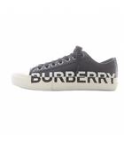 バーバリー BURBERRY スニーカー レザー 38 黒 8019326 /SR ■GY18
