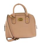 マイケルコース MICHAEL KORS 2WAYバッグ ハンド ショルダー サファイアーノレザー ロゴプレート ライトピンク /SS ■OS
