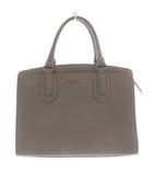 フルラ FURLA ノラ ハンドバッグ レザー ロゴ グレージュ /YO25 ■GY11