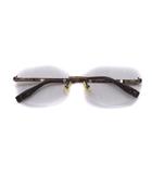 バーバリー BURBERRY メガネ 眼鏡 リムレス ロゴ 度あり 54□18-140 ゴールド色 BE 1060T 1016 /YO34 ■GY11