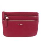 フルラ FURLA ポーチ レザー ロゴ 紫 パープル /TK ■GY18